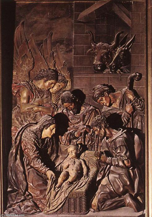 Wikioo.org - Bách khoa toàn thư về mỹ thuật - Vẽ tranh, Tác phẩm nghệ thuật Juan Martínez Montañés - The Adoration of the Shepherds