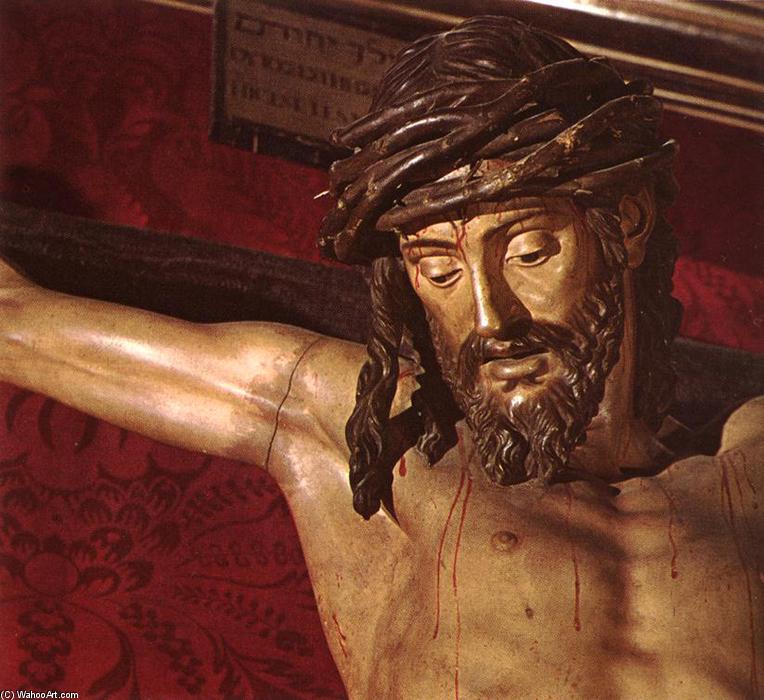 Wikioo.org - Bách khoa toàn thư về mỹ thuật - Vẽ tranh, Tác phẩm nghệ thuật Juan Martínez Montañés - The Merciful Christ (detail)