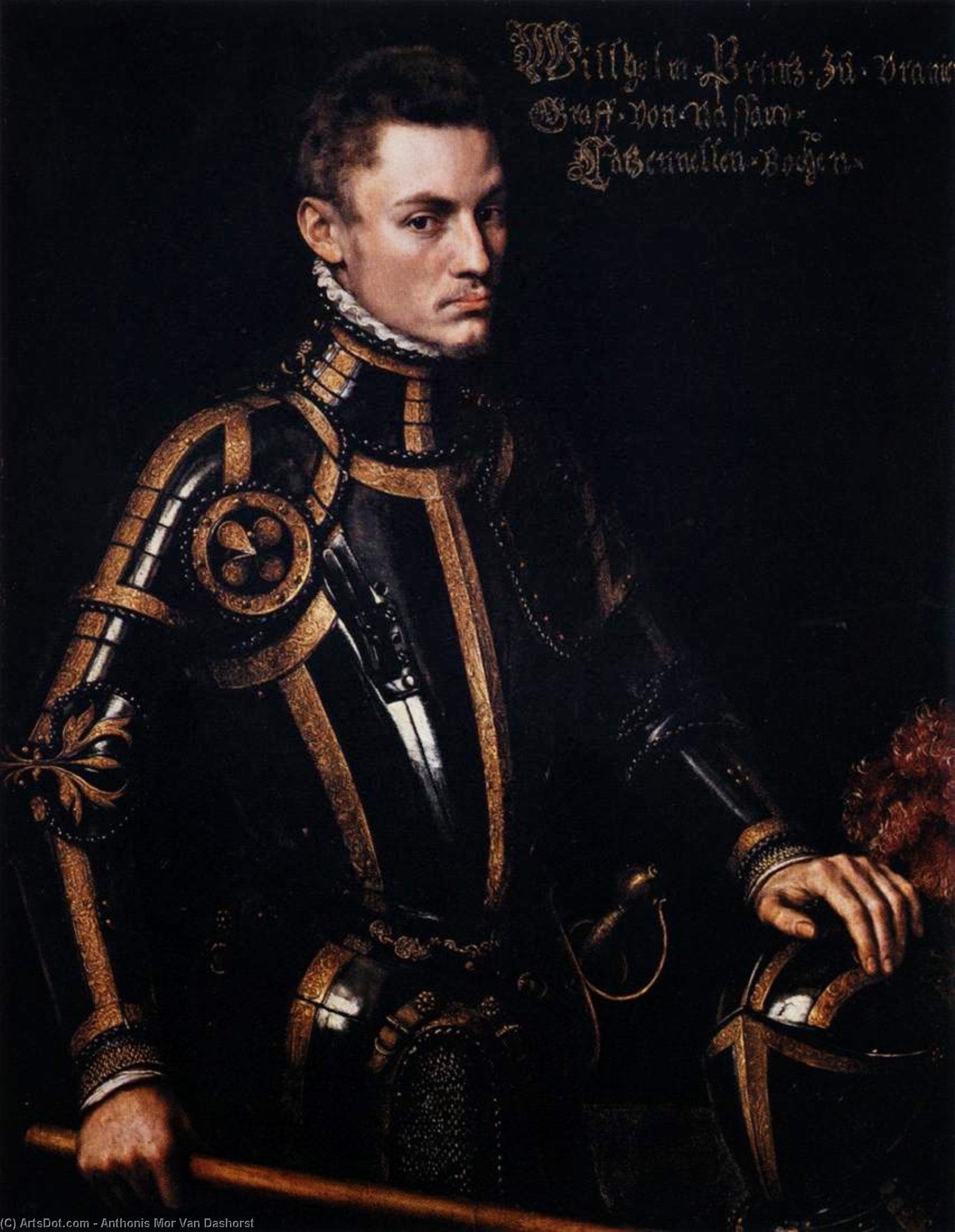 Wikioo.org - The Encyclopedia of Fine Arts - Painting, Artwork by Anthonis Mor Van Dashorst - Portrait of William of Orange