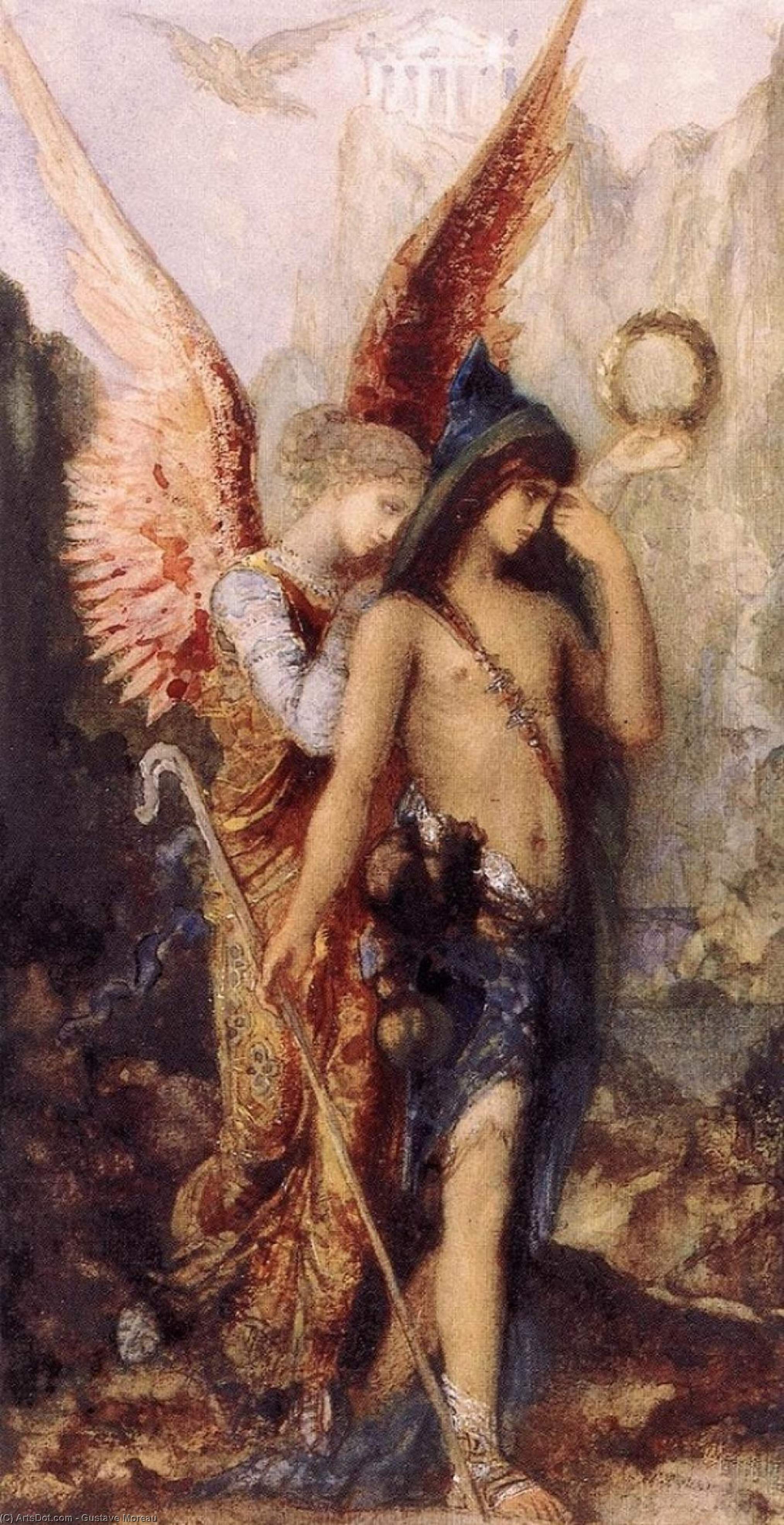 WikiOO.org - Encyclopedia of Fine Arts - Maľba, Artwork Gustave Moreau - The Voices