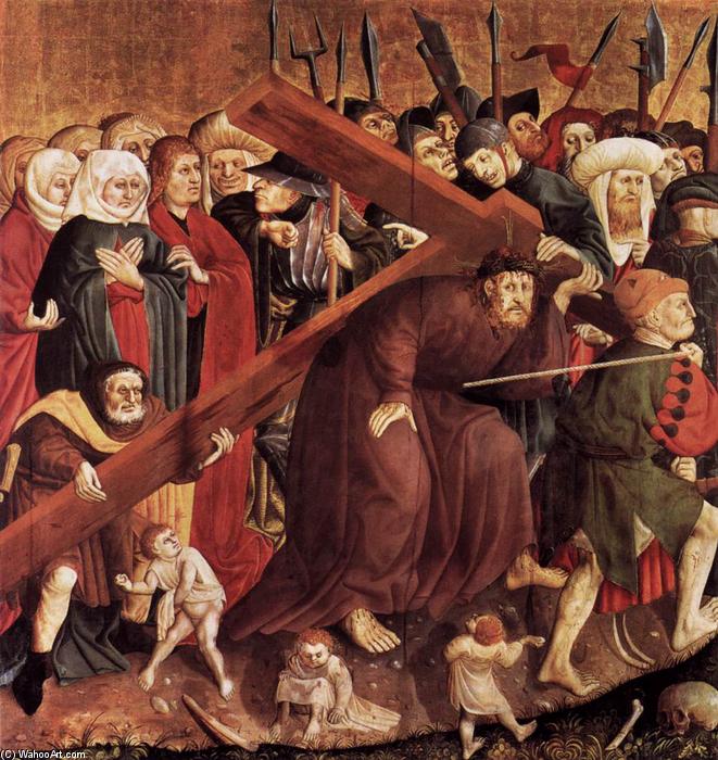 WikiOO.org - Encyclopedia of Fine Arts - Lukisan, Artwork Hans Multscher - Christ Carrying the Cross