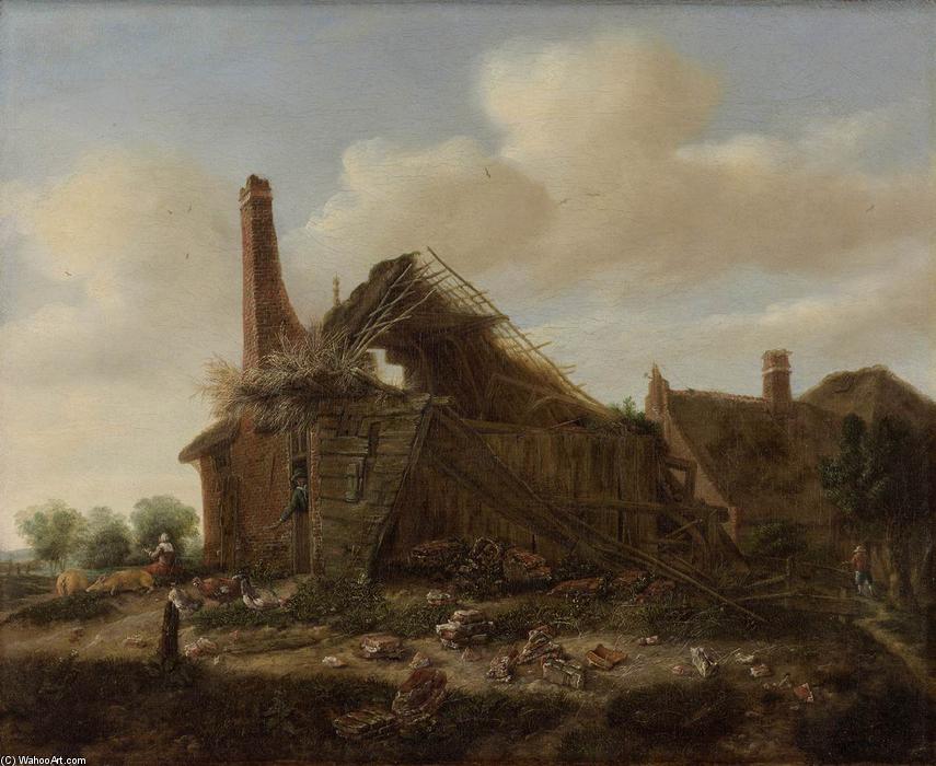 Wikioo.org - The Encyclopedia of Fine Arts - Painting, Artwork by Emanuel Murant - Dilapidated Farm