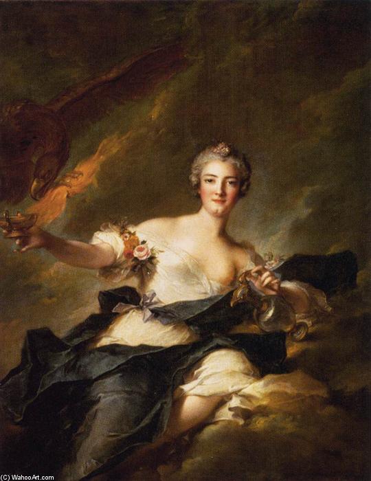 Wikioo.org - The Encyclopedia of Fine Arts - Painting, Artwork by Jean-Marc Nattier - The Duchesse de Chaulnes Represented as Hebe