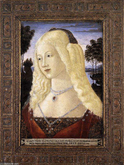 Wikioo.org - The Encyclopedia of Fine Arts - Painting, Artwork by Neroccio De Landi - Portrait of a Lady