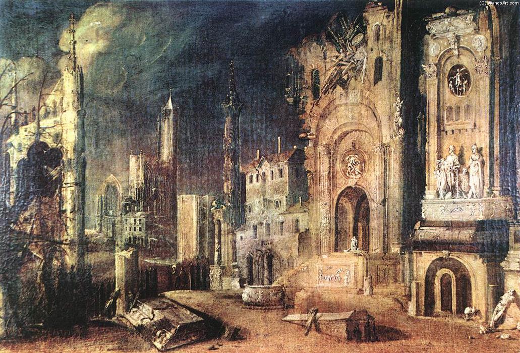 Wikioo.org – La Enciclopedia de las Bellas Artes - Pintura, Obras de arte de François De Nomé - martirio de un santa
