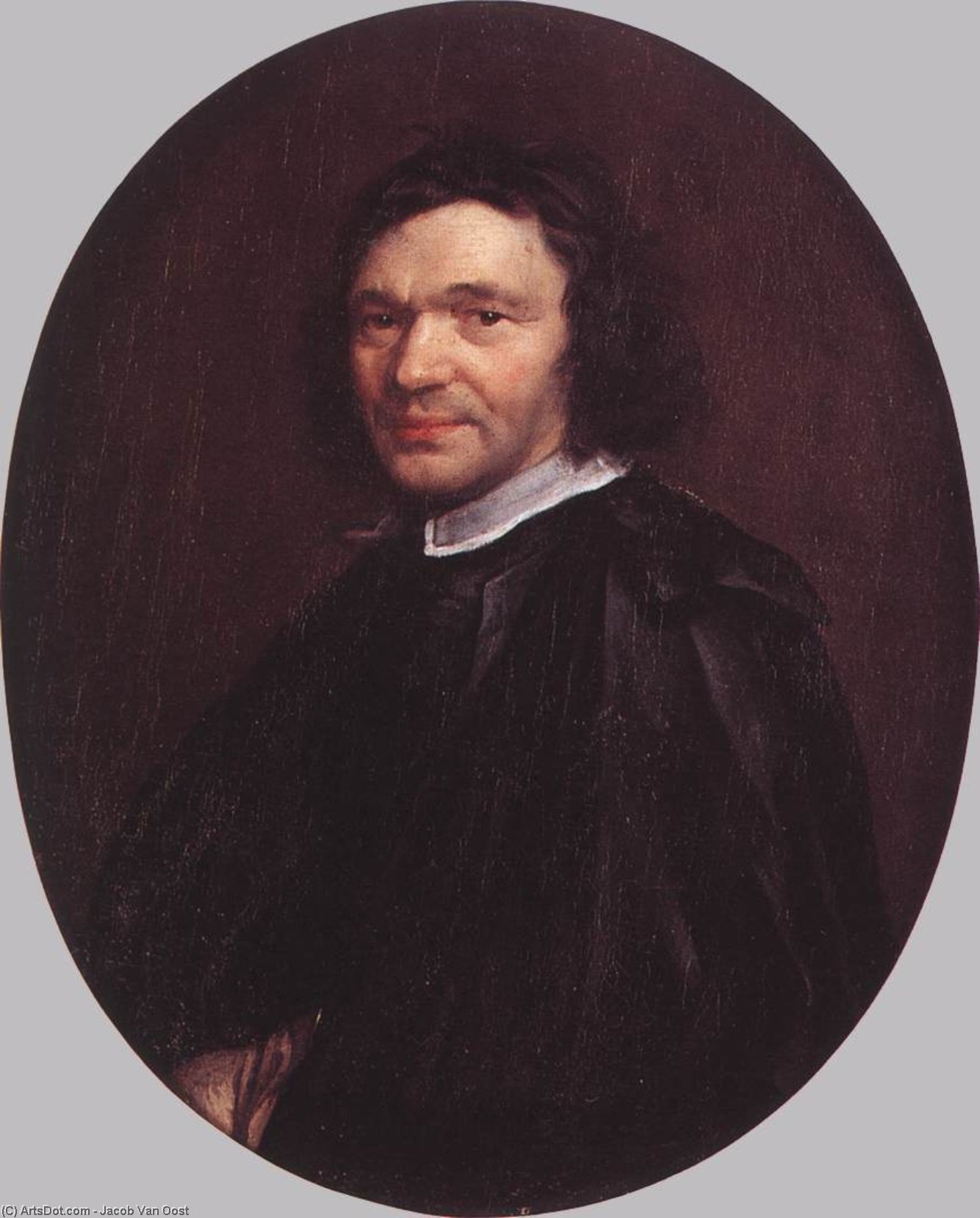 Wikioo.org - The Encyclopedia of Fine Arts - Painting, Artwork by Jacob Van Oost - Portrait of a Man