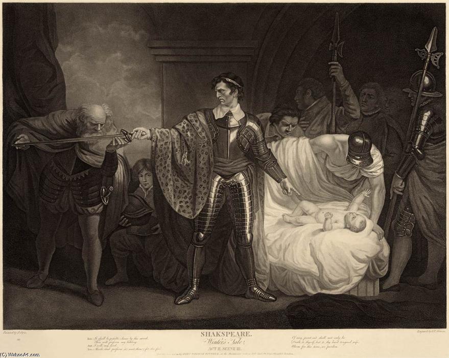 WikiOO.org - Enciclopedia of Fine Arts - Pictura, lucrări de artă John Opie - Scene from Shakespeare's Winter's Tale
