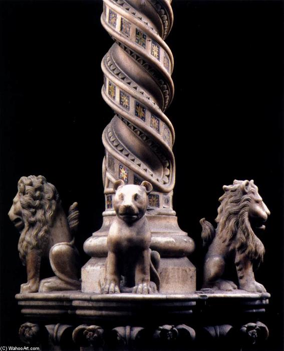 WikiOO.org - Enciklopedija dailės - Tapyba, meno kuriniai Andrea Di Cione Di Arcangelo (Orcagna) - Tabernacle (detail) (8)