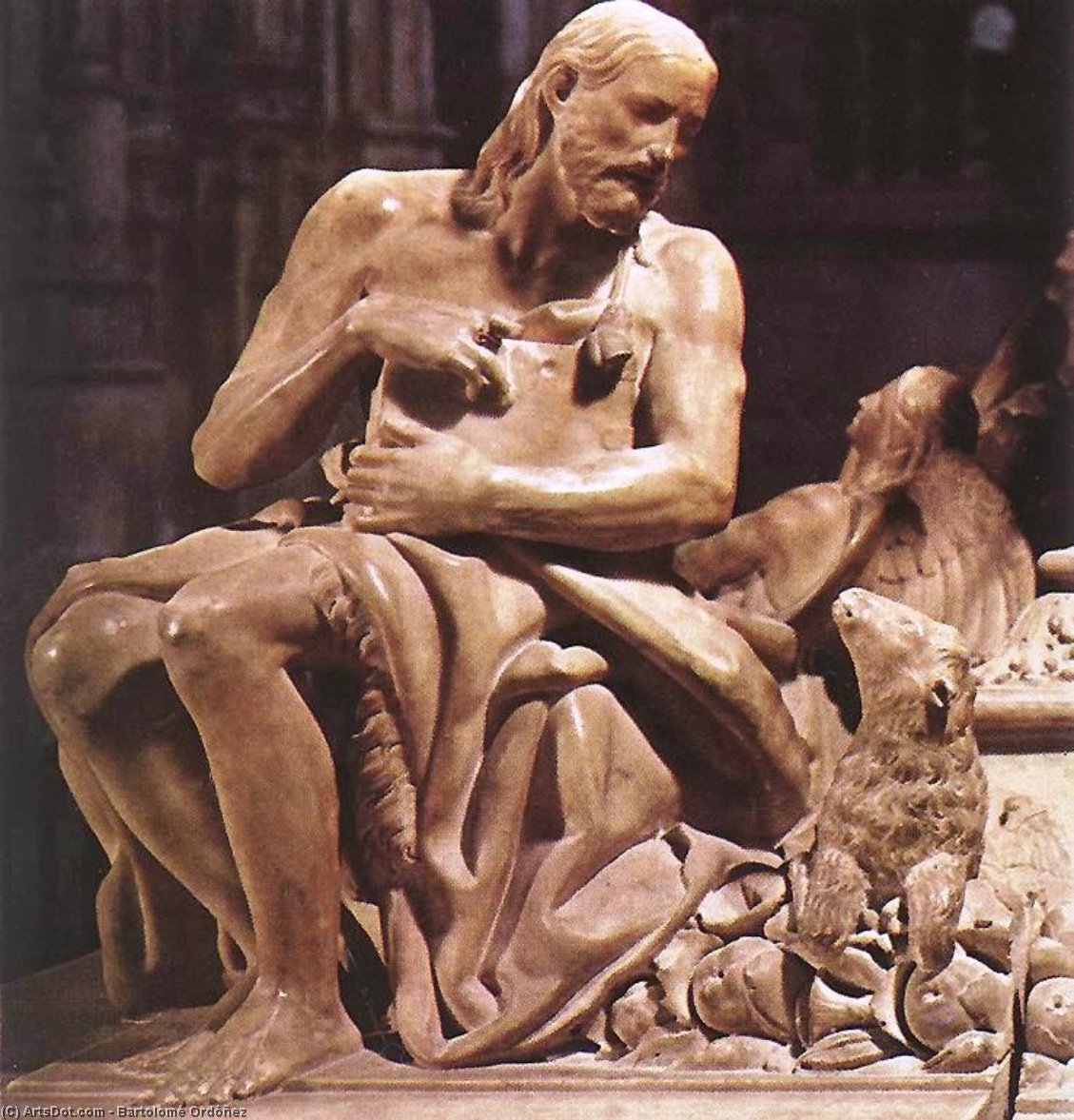 Wikioo.org - The Encyclopedia of Fine Arts - Painting, Artwork by Bartolomé Ordóñez - St John the Baptist