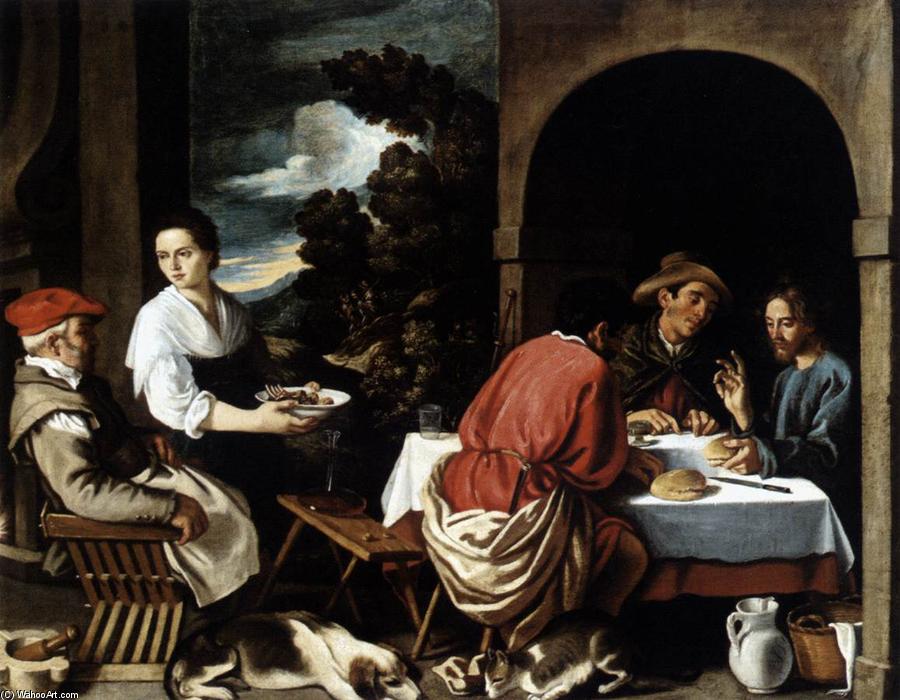 Wikioo.org - The Encyclopedia of Fine Arts - Painting, Artwork by Pedro Orrente - The Supper at Emmaus