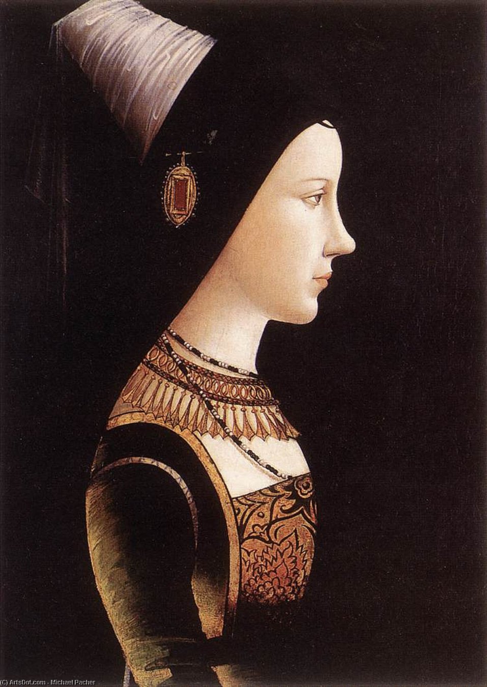 Wikioo.org - The Encyclopedia of Fine Arts - Painting, Artwork by Michael Pacher - Mary of Burgundy
