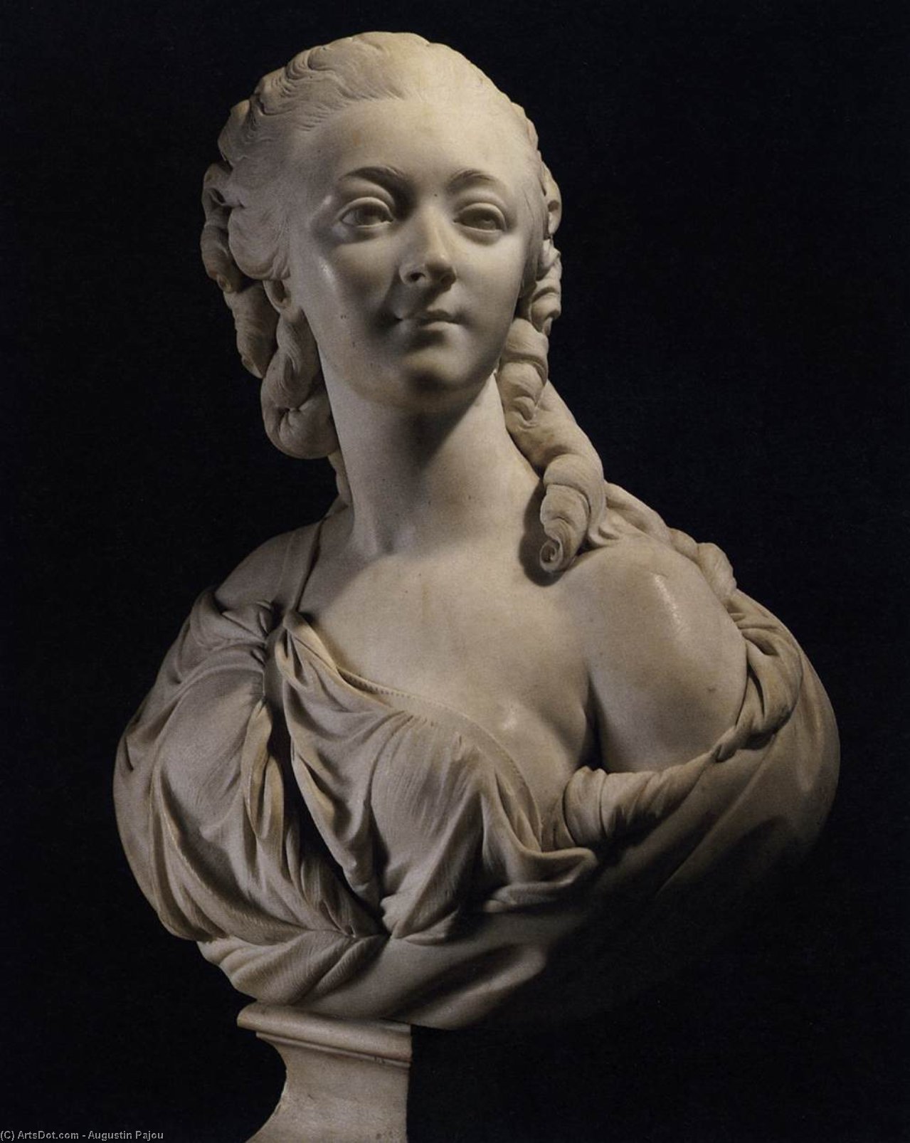 Wikioo.org - สารานุกรมวิจิตรศิลป์ - จิตรกรรม Augustin Pajou - Bust of Madame du Barry