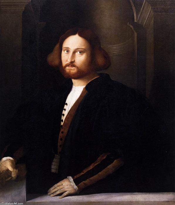 Wikioo.org - The Encyclopedia of Fine Arts - Painting, Artwork by Palma Vecchio - Portrait of Francesco Querini