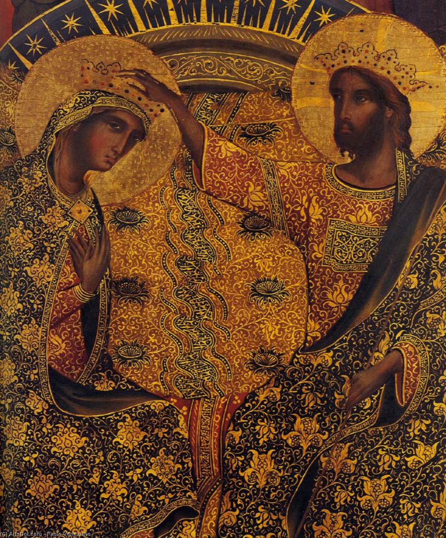 WikiOO.org - Encyclopedia of Fine Arts - Målning, konstverk Paolo Veneziano - Polyptych (detail)