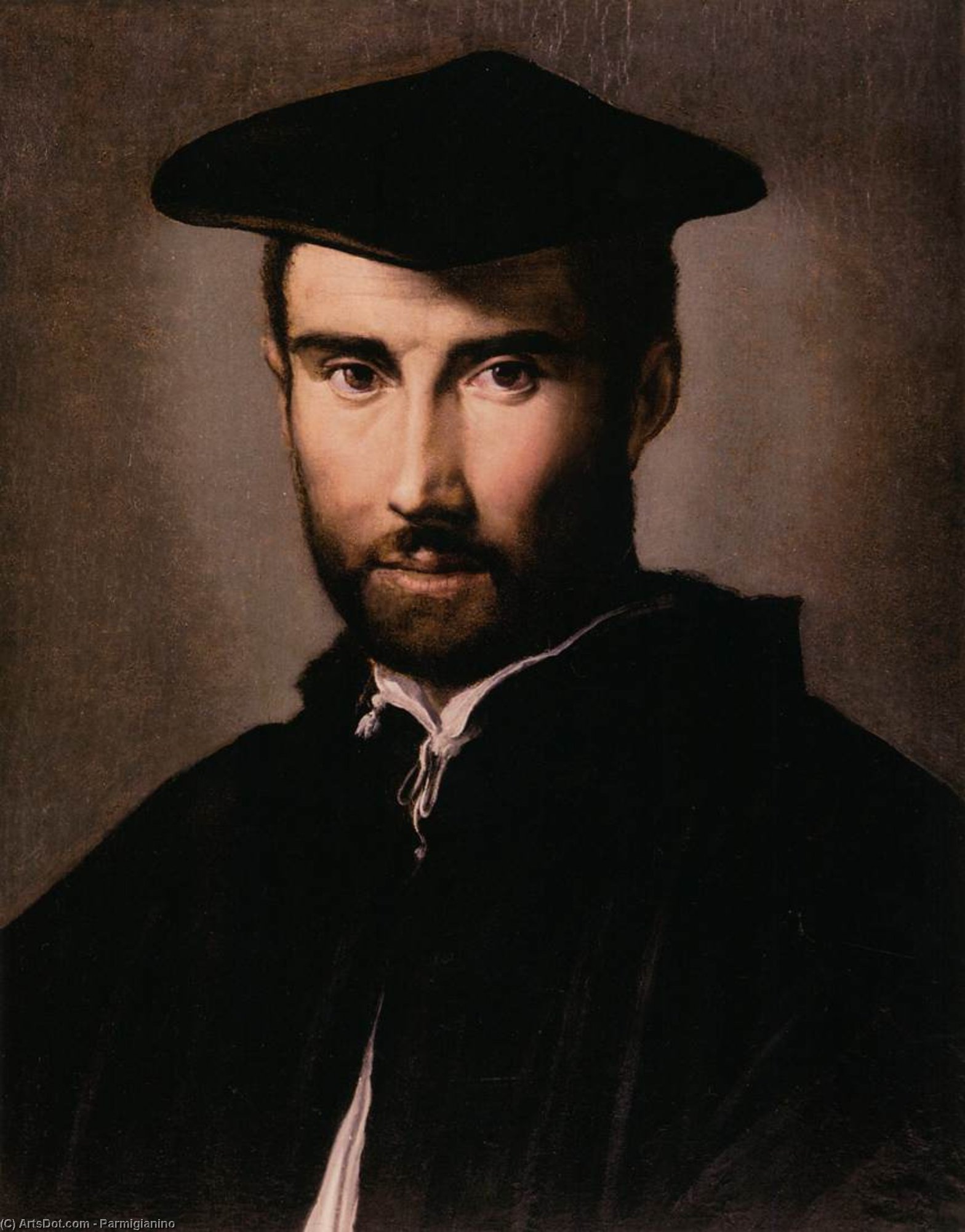 WikiOO.org - Enciklopedija dailės - Tapyba, meno kuriniai Parmigianino - Portrait of a Man