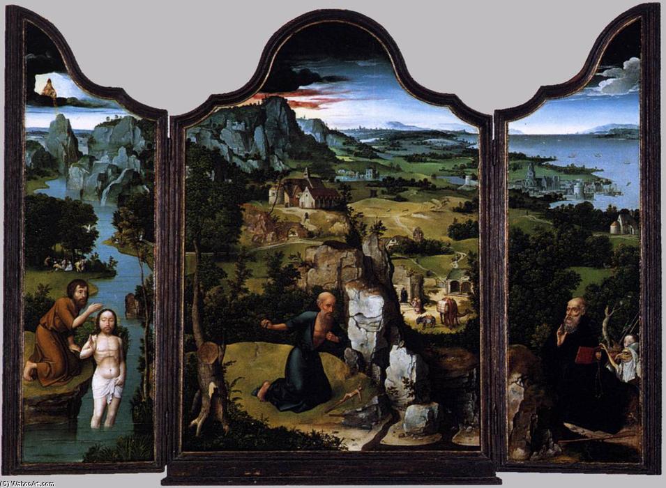 Wikioo.org - The Encyclopedia of Fine Arts - Painting, Artwork by Joachim Patenier - Triptych