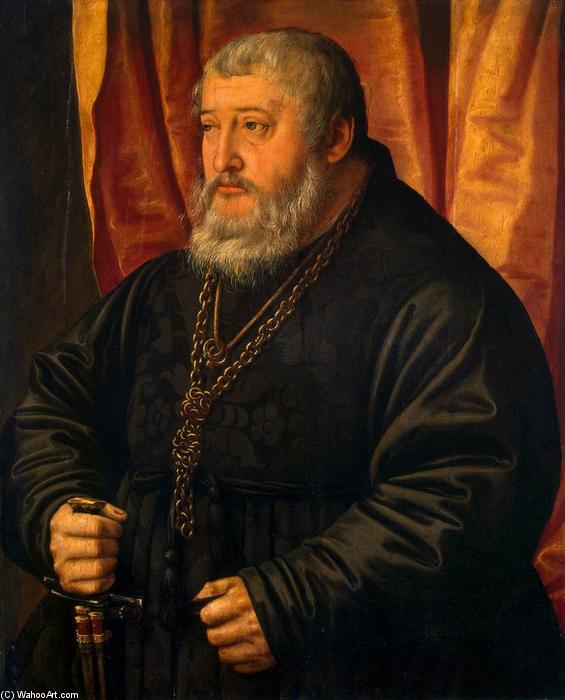 WikiOO.org - אנציקלופדיה לאמנויות יפות - ציור, יצירות אמנות Georg Pencz - Portrait of Count Palatine Ottheinrich