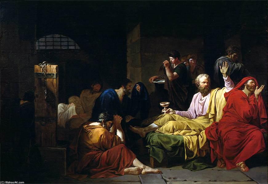 Wikioo.org - The Encyclopedia of Fine Arts - Painting, Artwork by Jean François Pierre Peyron - The Death of Socrates