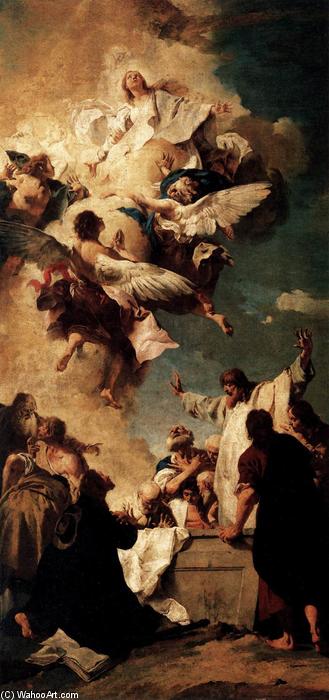 Wikioo.org - The Encyclopedia of Fine Arts - Painting, Artwork by Giovanni Battista Piazzetta - Assumption of the Virgin