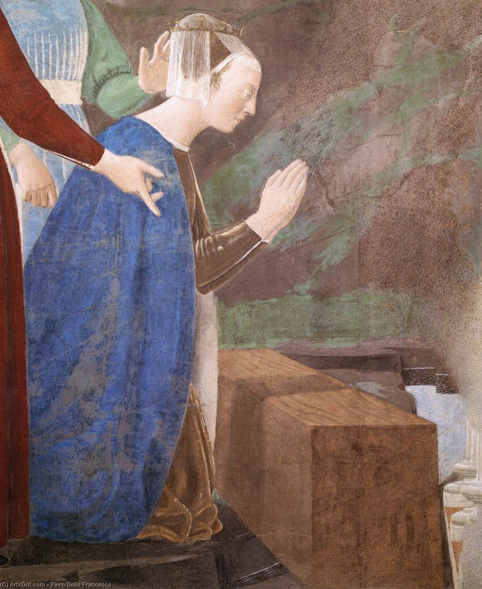 Wikioo.org – L'Enciclopedia delle Belle Arti - Pittura, Opere di Piero Della Francesca - 2a . processione della regina di saba ( particolare ) ( 10 )