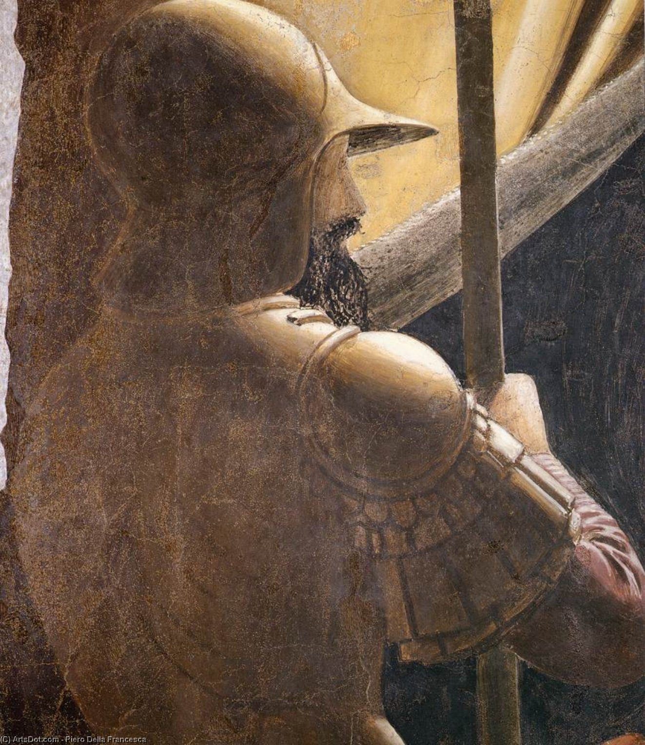 Wikioo.org - สารานุกรมวิจิตรศิลป์ - จิตรกรรม Piero Della Francesca - 4. Vision of Constantine (detail) (9)