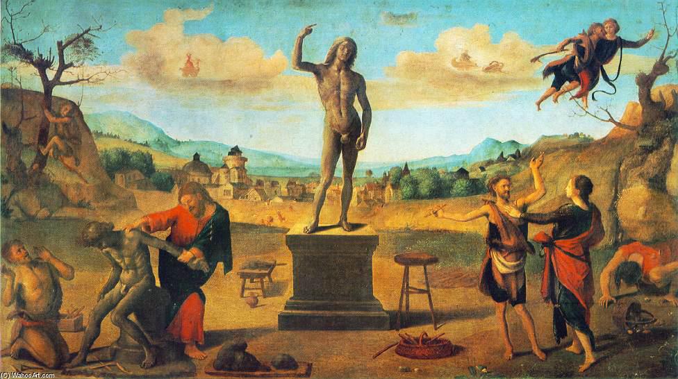 Wikioo.org - The Encyclopedia of Fine Arts - Painting, Artwork by Piero Di Cosimo (Piero Di Lorenzo) - The Myth of Prometheus