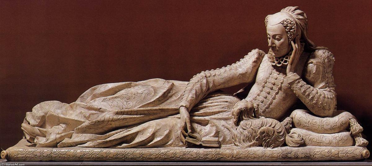WikiOO.org - Encyclopedia of Fine Arts - Lukisan, Artwork Germain Pilon - Monument to Valentine Balbiani (detail)