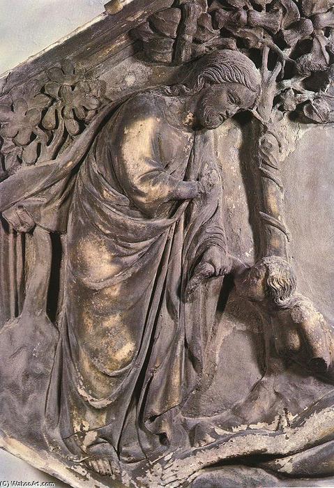 WikiOO.org - Encyclopedia of Fine Arts - Lukisan, Artwork Andrea Pisano - The Creation of Eve (detail)