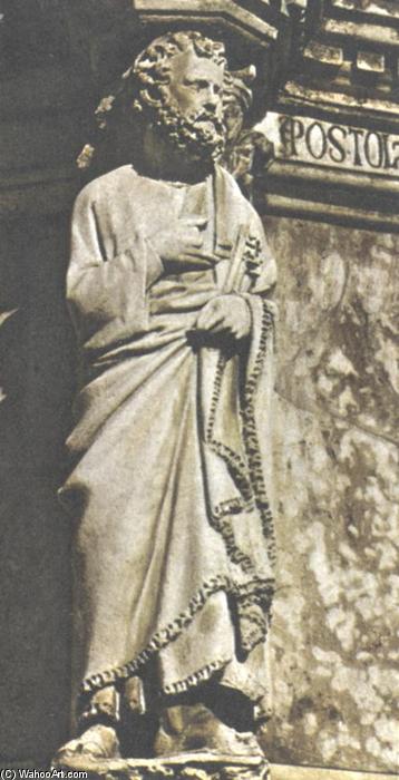 WikiOO.org - Енциклопедия за изящни изкуства - Живопис, Произведения на изкуството Giovanni Pisano - A Prophet from the Fonte Maggiore