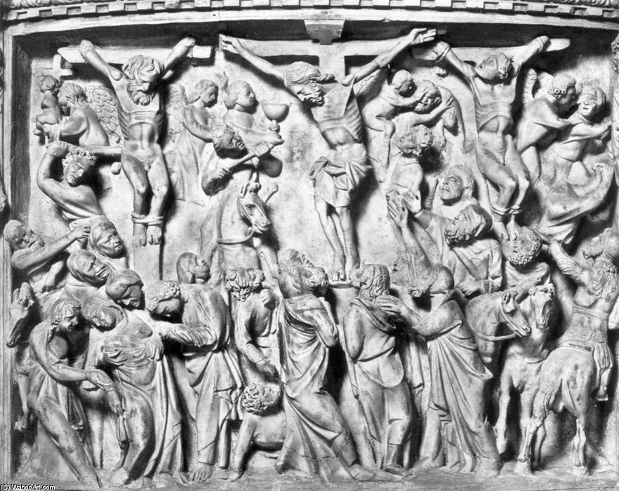 WikiOO.org - Encyclopedia of Fine Arts - Maalaus, taideteos Giovanni Pisano - Crucifixion