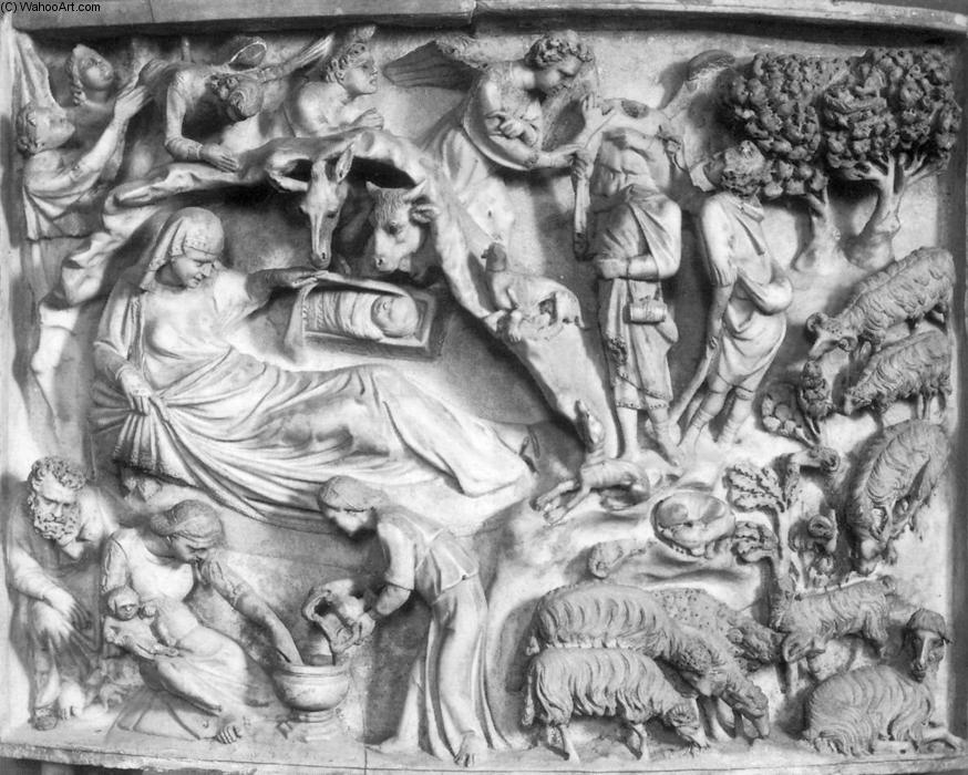 WikiOO.org - Encyclopedia of Fine Arts - Maleri, Artwork Giovanni Pisano - Nativity
