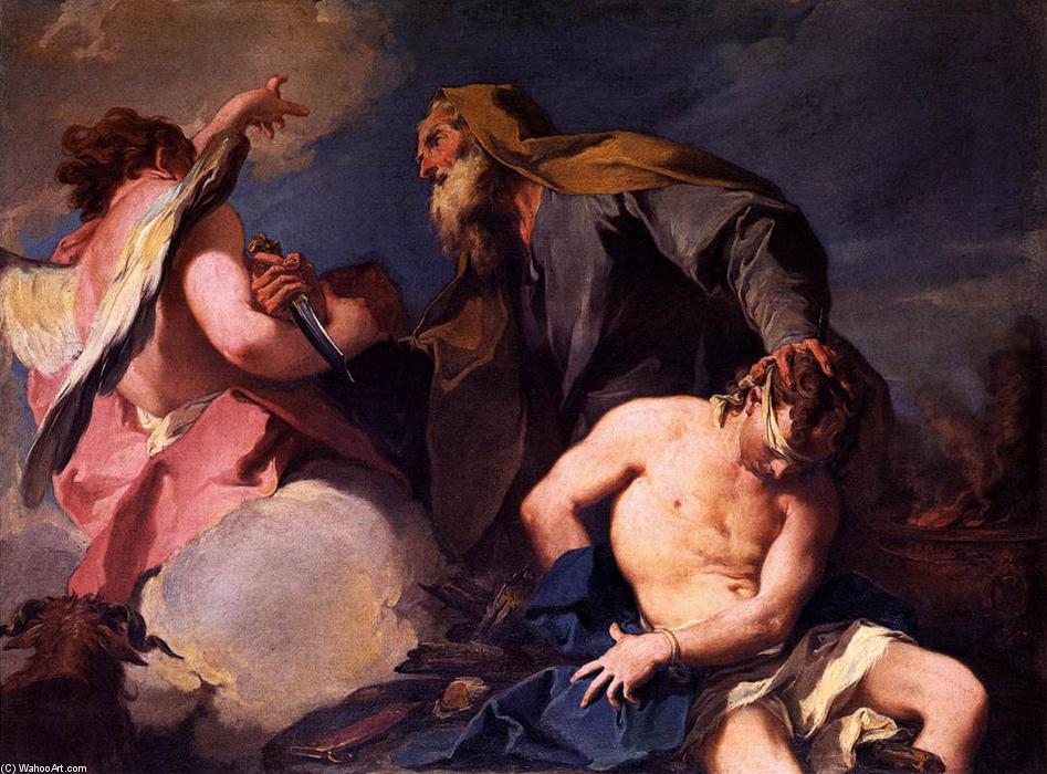 WikiOO.org - Encyclopedia of Fine Arts - Lukisan, Artwork Giambattista Pittoni - Sacrifice of Isaac