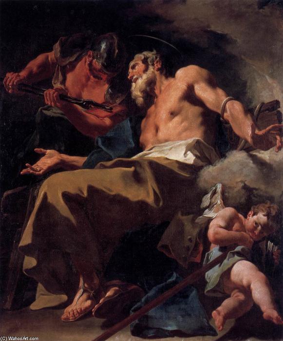 Wikioo.org - The Encyclopedia of Fine Arts - Painting, Artwork by Giambattista Pittoni - The Torture of St Thomas