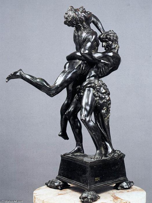 WikiOO.org - Encyclopedia of Fine Arts - Lukisan, Artwork Antonio Del Pollaiuolo - Hercules and Anteus