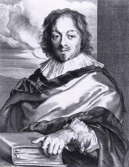 Wikioo.org - Bách khoa toàn thư về mỹ thuật - Vẽ tranh, Tác phẩm nghệ thuật Paulus Pontius - Portrait of Constantijn Huygens
