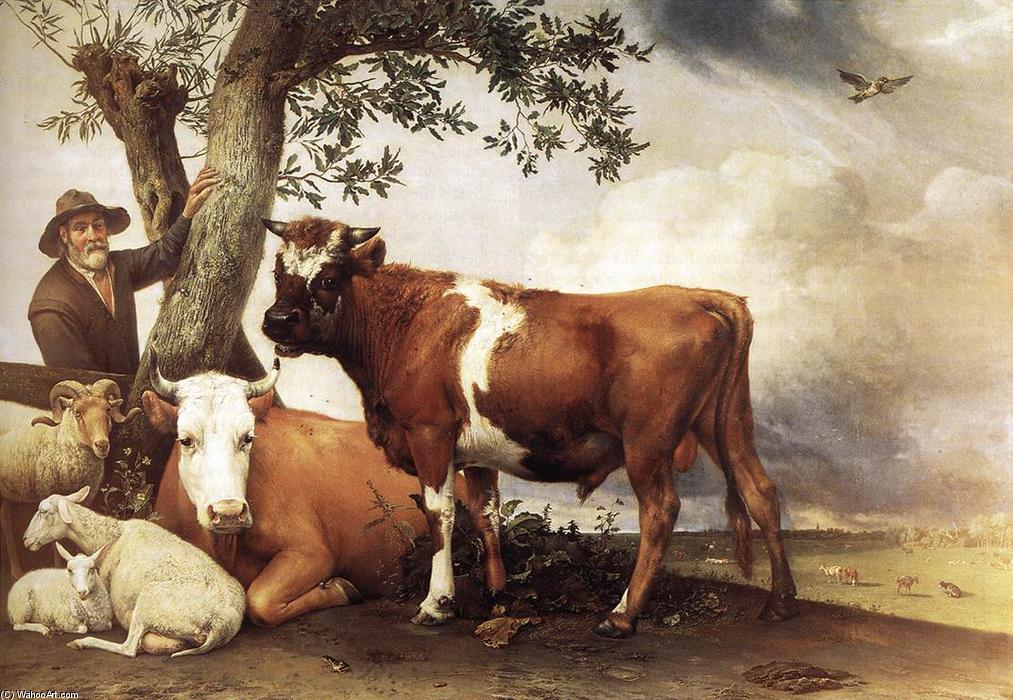 Wikioo.org - The Encyclopedia of Fine Arts - Painting, Artwork by Paulus Potter - Young Bull