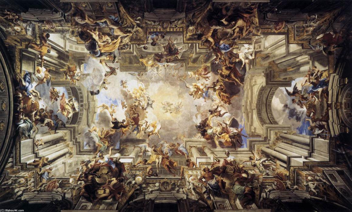 Wikioo.org - The Encyclopedia of Fine Arts - Painting, Artwork by Andrea Pozzo - Allegory of the Jesuits' Missionary Work