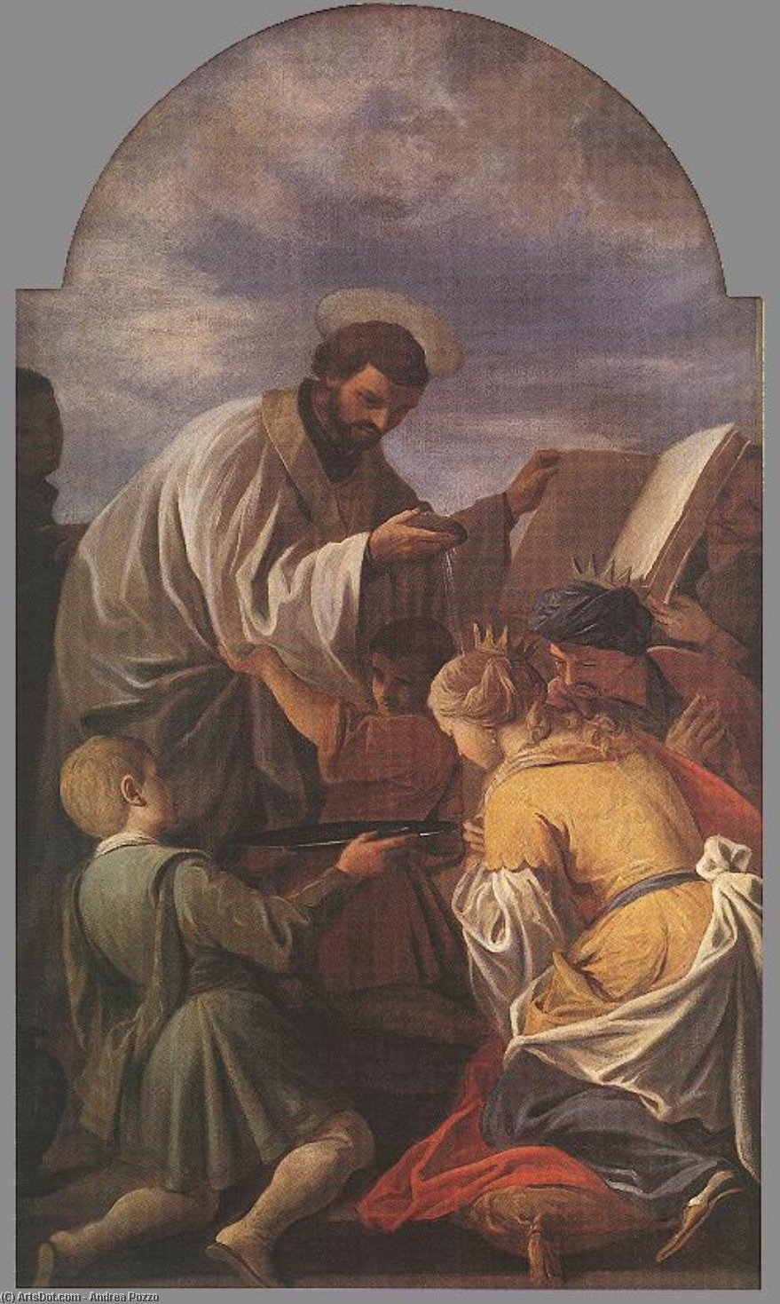 WikiOO.org - Encyclopedia of Fine Arts - Lukisan, Artwork Andrea Pozzo - Saint Francis Xavier
