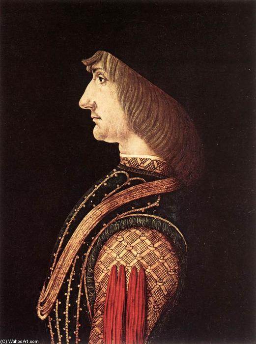 Wikioo.org - The Encyclopedia of Fine Arts - Painting, Artwork by Giovanni Ambrogio De Predis - Portrait of a Man