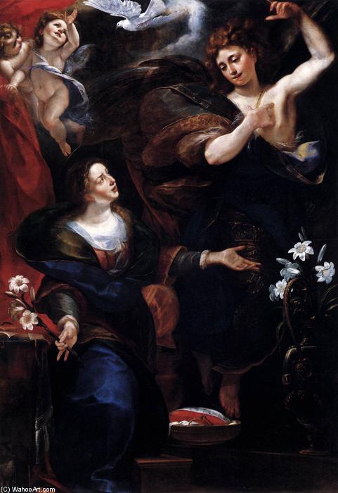 Wikioo.org - Bách khoa toàn thư về mỹ thuật - Vẽ tranh, Tác phẩm nghệ thuật Giulio Cesare Procaccini - The Annunciation