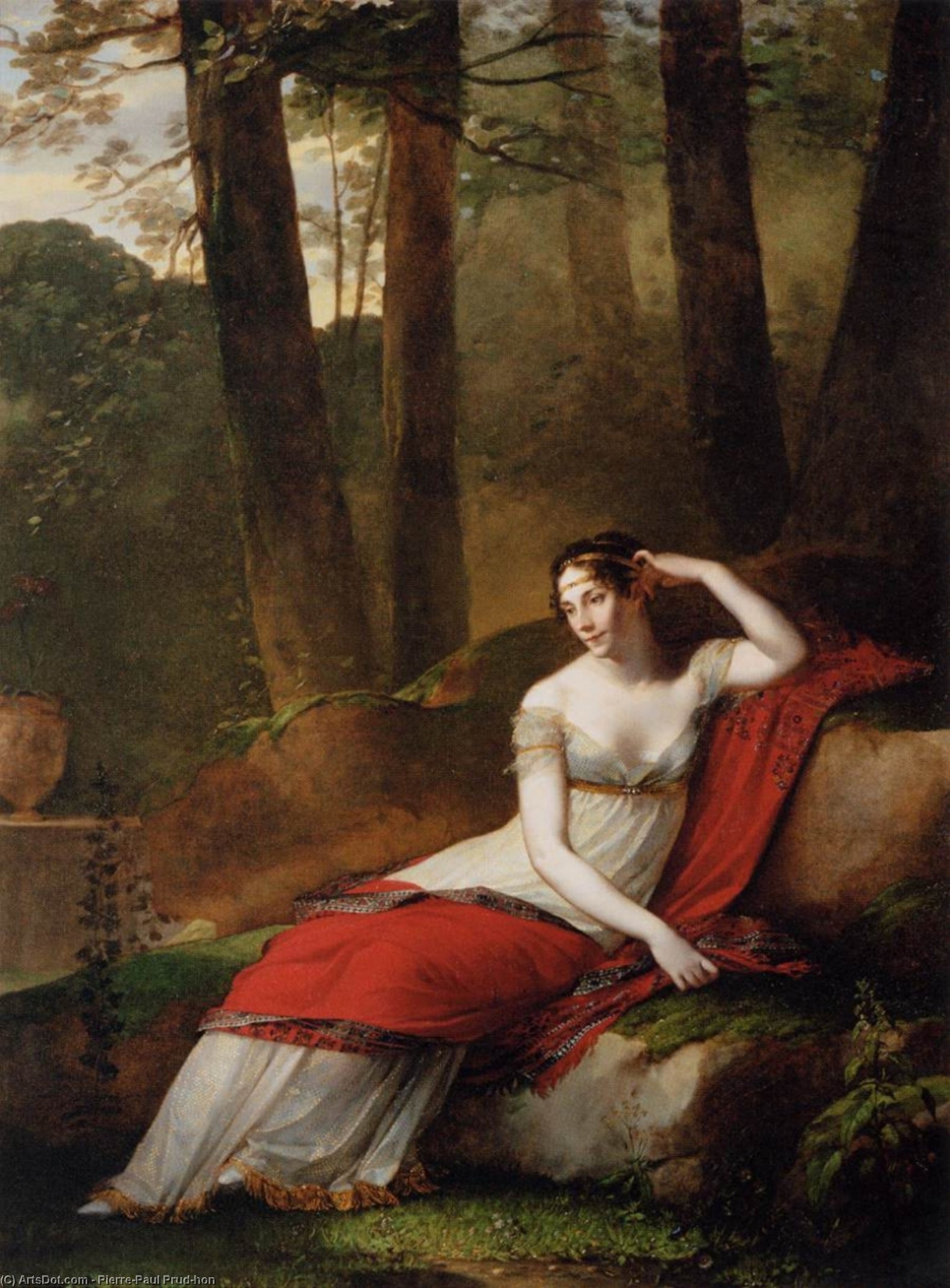 Wikioo.org - The Encyclopedia of Fine Arts - Painting, Artwork by Pierre-Paul Prud'hon - The Empress Josephine