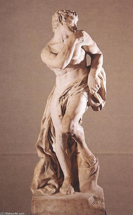 WikiOO.org - Encyclopedia of Fine Arts - Lukisan, Artwork Pierre Puget - The Faun