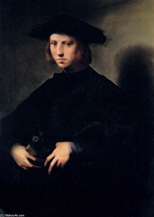 Wikioo.org - The Encyclopedia of Fine Arts - Painting, Artwork by Domenico Puligo - Portrait of a Boy