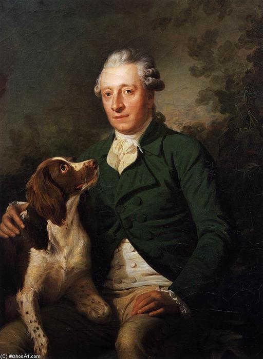 WikiOO.org - Encyclopedia of Fine Arts - Maleri, Artwork Martin Ferdinand Quadal - Portrait of Count Anton Lamberg-Sprinzenstein