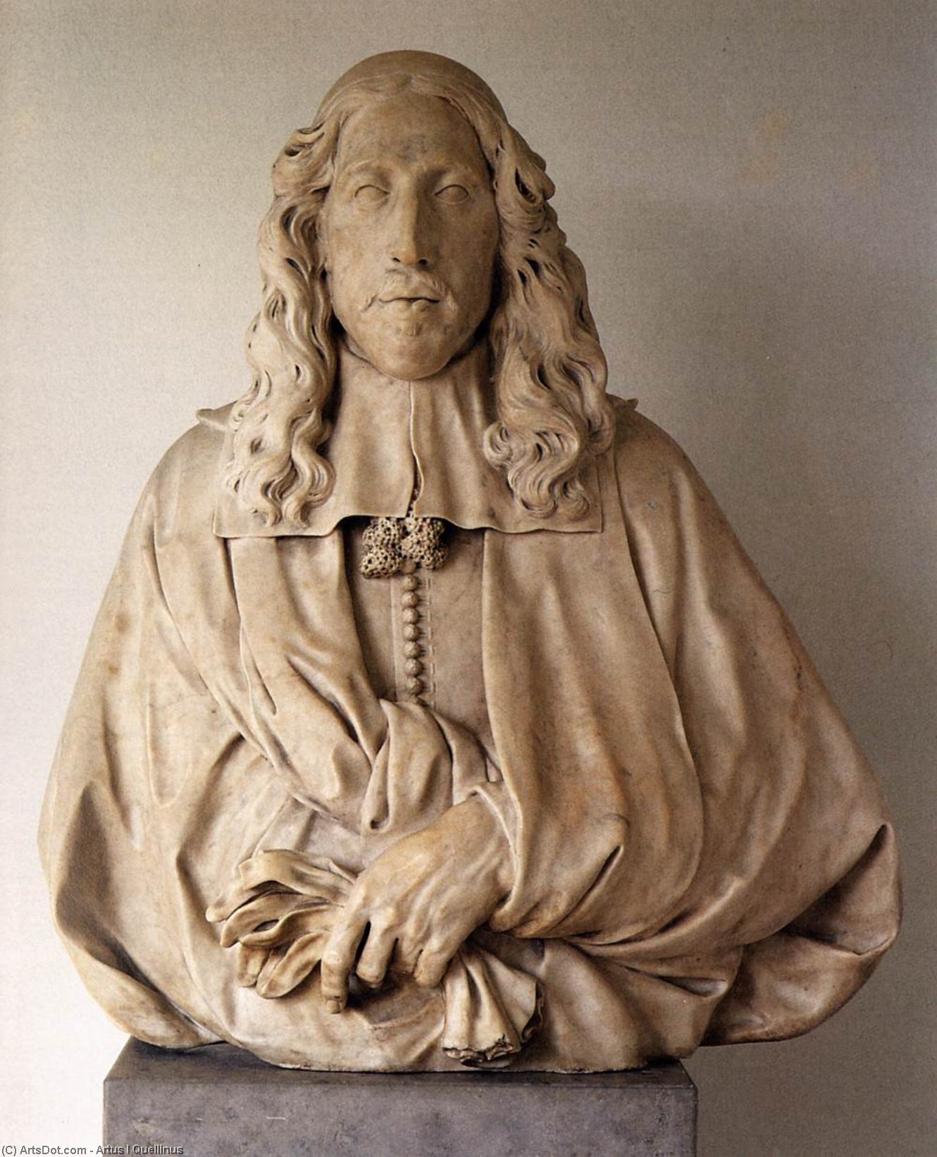 Wikioo.org - Bách khoa toàn thư về mỹ thuật - Vẽ tranh, Tác phẩm nghệ thuật Artus I Quellinus - Portrait of Johan de Witt