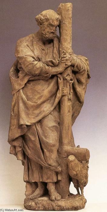 WikiOO.org - Encyclopedia of Fine Arts - Maalaus, taideteos Artus I Quellinus - St Peter