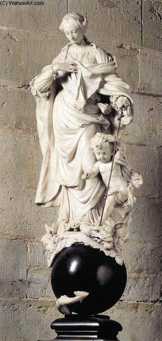 WikiOO.org - Енциклопедія образотворчого мистецтва - Живопис, Картини
 Artus Ii Quellinus - Virgin of the Immaculate Conception