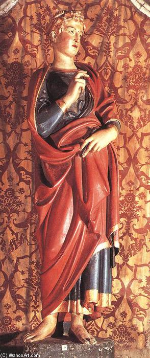 Wikioo.org - สารานุกรมวิจิตรศิลป์ - จิตรกรรม Jacopo Della Quercia - Annunciation: the Angel