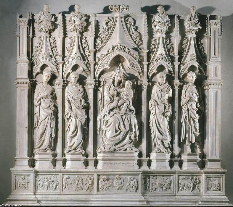Wikioo.org – La Enciclopedia de las Bellas Artes - Pintura, Obras de arte de Jacopo Della Quercia - Trenta Altar