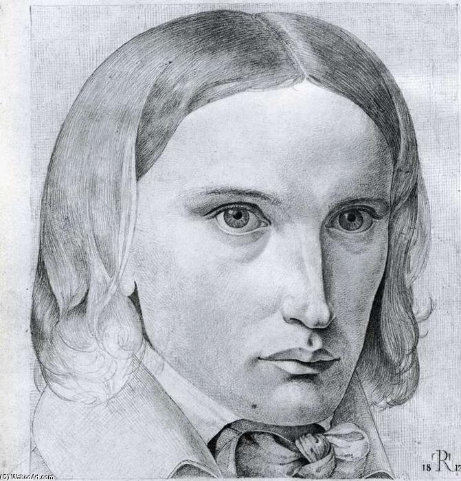 WikiOO.org - Енциклопедия за изящни изкуства - Живопис, Произведения на изкуството Theodor Markus Rehbenitz - Self-Portrait